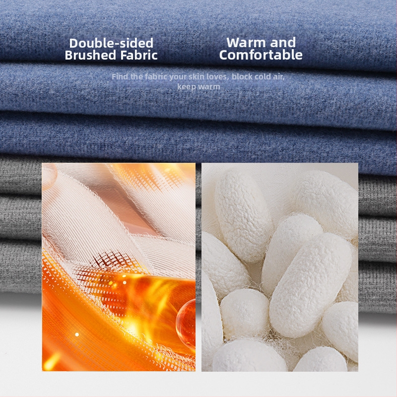 Vyrinė termo liemenė su V kaklu, flisinė įdėkla, megztas audinys, vidutinio ilgio, poliester-spандeksas (90–95% poliesterio)