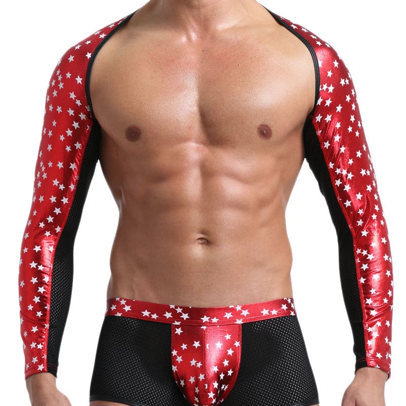 Pánska vesta z umelej kože, pletená látka, okrúhly výstrih, dĺžka do brucha, 90% nylon