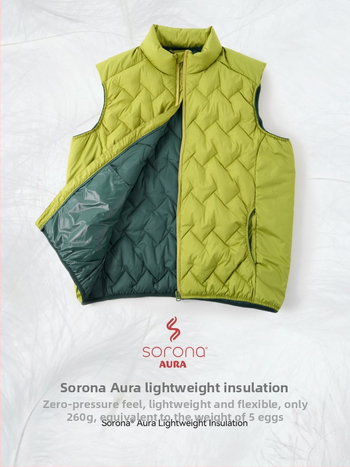 Pánska ľahká páperová vesta s bielym kačacím páperom, výplň 86-90%, stojací golier, zips, s taškou na skladovanie, zima 2025