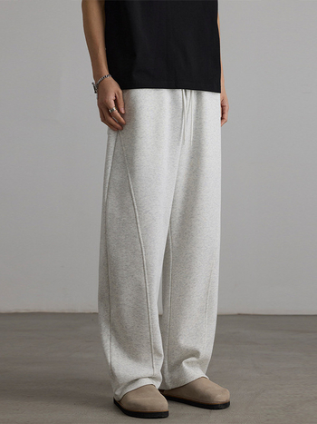 xxbro Pantaloni sport casual - croială dreaptă, talie medie, șnur de strângere, material din amestec de bumbac (65% bumbac)