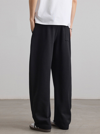 xxbro Pantaloni sport casual - croială dreaptă, talie medie, șnur de strângere, material din amestec de bumbac (65% bumbac)