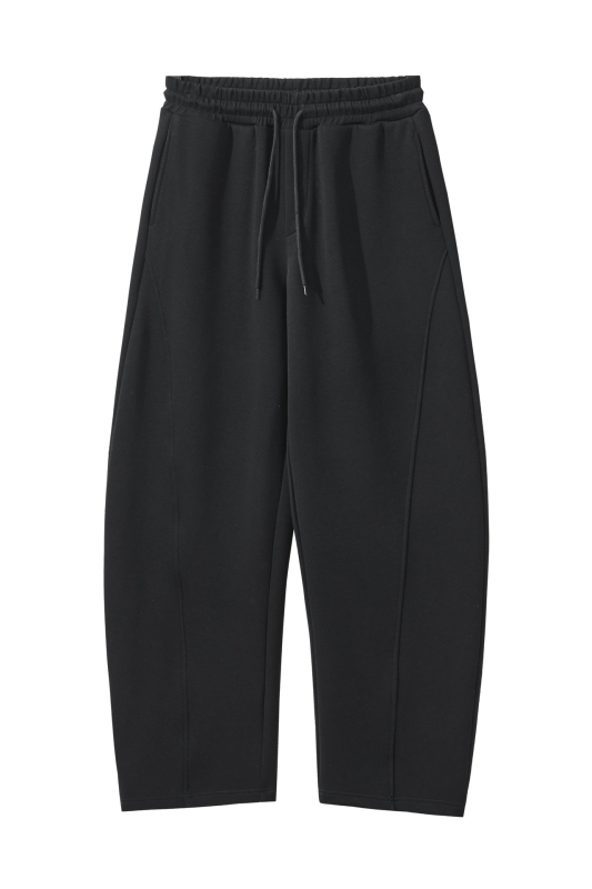 xxbro Pantaloni sport casual - croială dreaptă, talie medie, șnur de strângere, material din amestec de bumbac (65% bumbac)