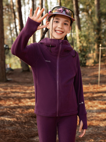 Babybody unisexný zimný športový kabát s kapucňou a zipsom, vonkajší materiál aj podšívka 100% polyester, BD2883