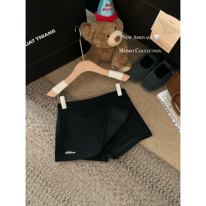 Chenqing A-linijska suknja s dizajnom kolage, viskozna tkanina, ljeto 2025, korejski stil