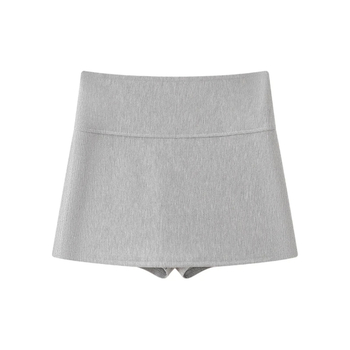 Joga suknja s bočnim prorezom, visokim strukom, A-kroj; uzorak: jednobojan; tkanina: viskozno vlakno; glavna tkanina: viskoza; druga tkanina: najlon; elastičnost: rastezljivo