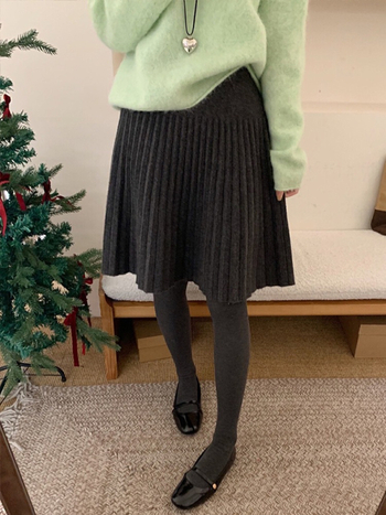 Denim plisirana suknja, kratka duljina, visoka elastičnost, proljeće 2023, gradski elegantan stil