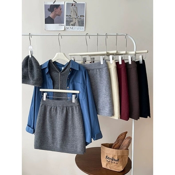 Kratka bodycon suknja od poliestera, srednja elastičnost, elegantan temperament, stil zrele dame