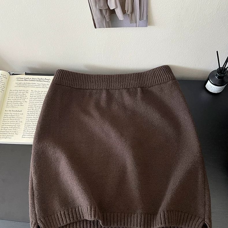 Kratka bodycon suknja od poliestera, srednja elastičnost, elegantan temperament, stil zrele dame