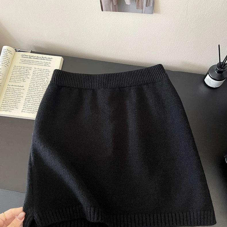 Kratka bodycon suknja od poliestera, srednja elastičnost, elegantan temperament, stil zrele dame