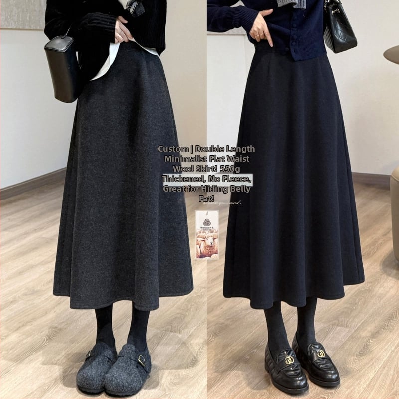 Plisovaná midi sukňa, polyester farbený priadzami, 2025 zima, Elegantný mestský štýl