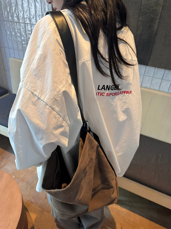 Риза - корейски ежедневен стил, дълги ръкави, Turn-Down яка, 95%+ памук