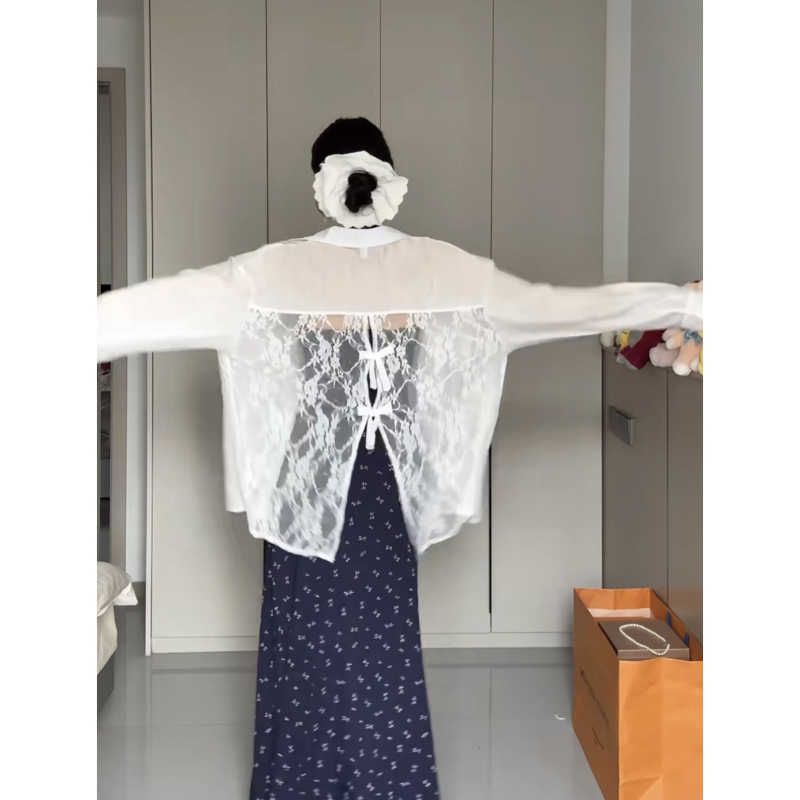 Bluza Chenille Spandex, Dugi rukavi, Polo ovratnik, Slobodan kroj