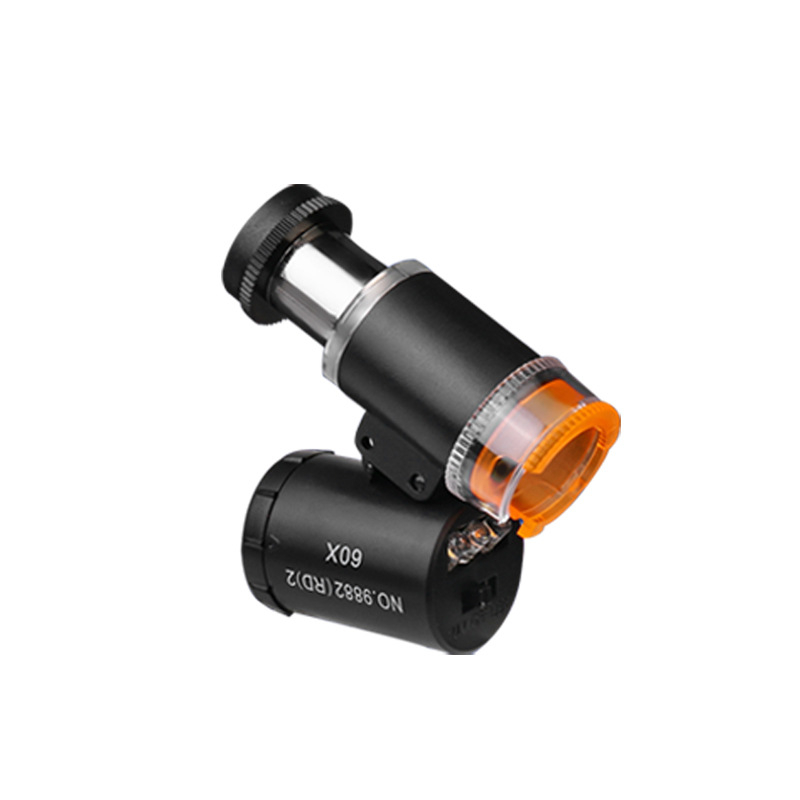 Chuda Prenosný ručný mikroskop na šperky, 60x zväčšenie, makro režim, nastaviteľný