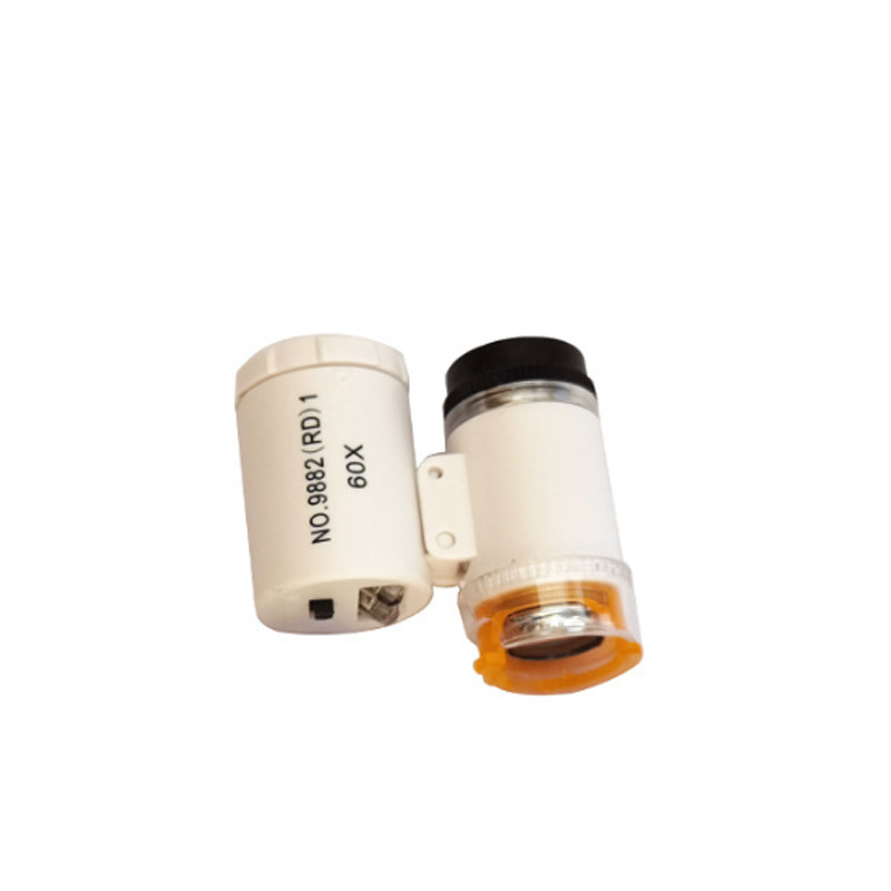 Chuda Prenosný ručný mikroskop na šperky, 60x zväčšenie, makro režim, nastaviteľný