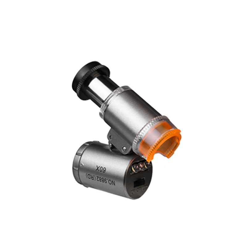 Chuda Prenosný ručný mikroskop na šperky, 60x zväčšenie, makro režim, nastaviteľný