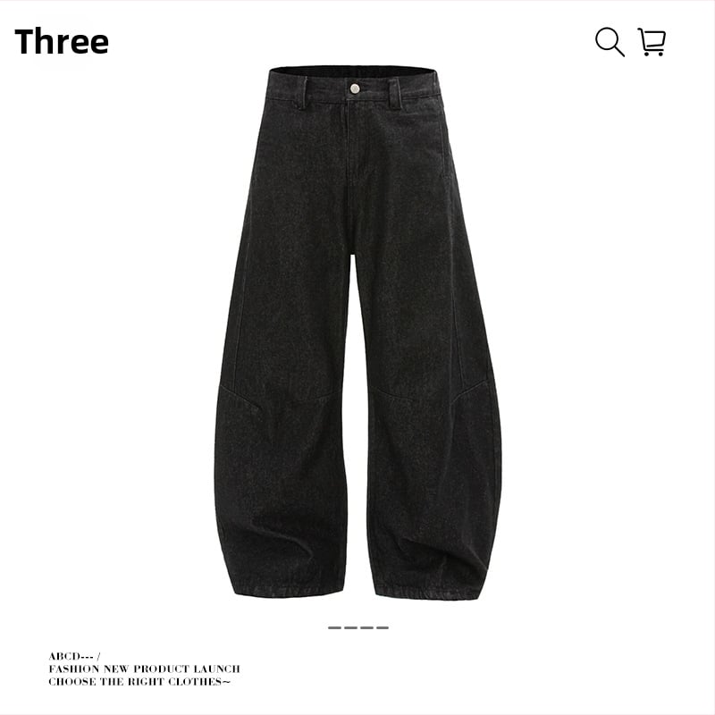 Baggy széles szárú farmernadrág, középmagas derekú, 100% pamut, kollázs dizájn, uniszex