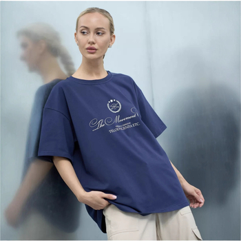 Тениска – 3D абстрактен принт; памук 95%+; къс ръкав; кръгло деколте (3D абстрактен принт; памук 95%+; къс ръкав; кръгло деколте)