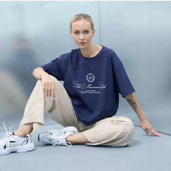 Тениска – 3D абстрактен принт; памук 95%+; къс ръкав; кръгло деколте (3D абстрактен принт; памук 95%+; къс ръкав; кръгло деколте)