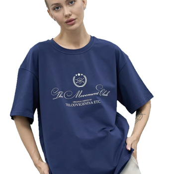 Тениска – 3D абстрактен принт; памук 95%+; къс ръкав; кръгло деколте (3D абстрактен принт; памук 95%+; къс ръкав; кръгло деколте)