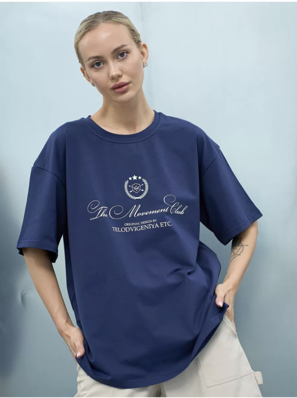 Тениска – 3D абстрактен принт; памук 95%+; къс ръкав; кръгло деколте (3D абстрактен принт; памук 95%+; къс ръкав; кръгло деколте)