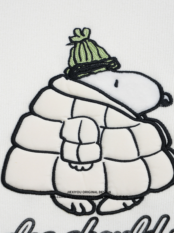 Mikina s kapucňou z fleecu, raglan rukávy a potlač psa, terry bavlna, voľný strih