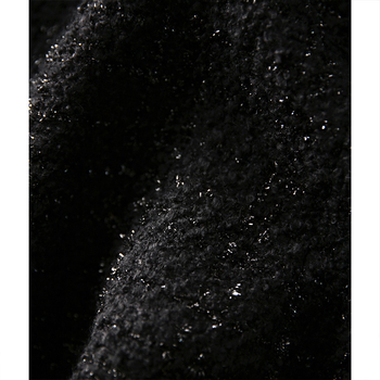 Dámsky vlnený tweed blejzer, jednofarebný, dlhé rukávy, sakový golier, dĺžka 50–65 cm, Jeseň 2025