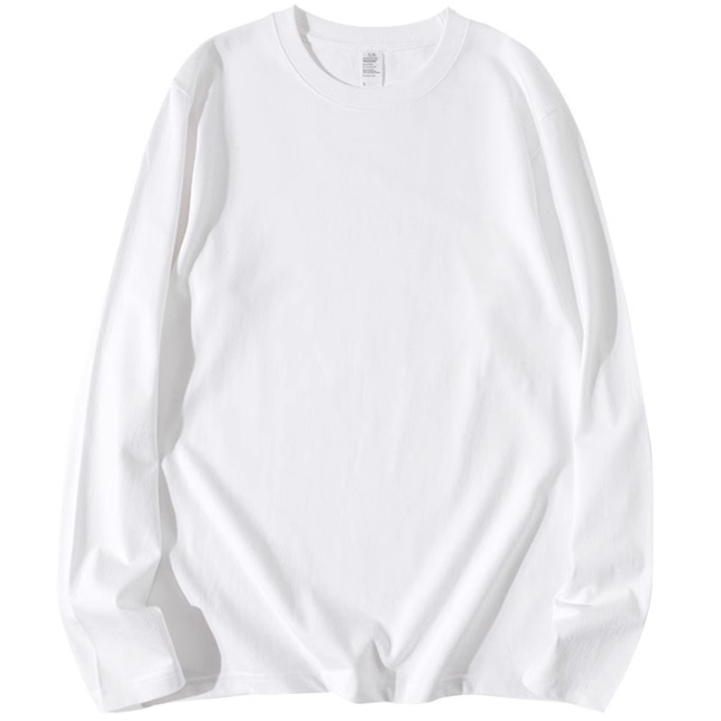 Ženski pamuk T-shirt s dugim rukavom, 95% pamuk, okrugli izrez, regularni kroj, srednja duljina.