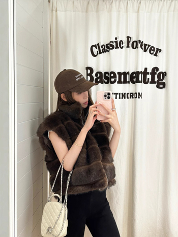 Dámska dvostranná vesta s výplňou, zipsom, stojacim golierom, hrubá izolácia