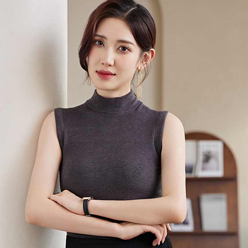 Kamisola s vysokým golierom, bez švov, jednovrstvový dizajn, materiál: regenerovaná celuloóza, značka Seko, pre jeseň a zimu, stredná hrúbka 141–160 g/m2