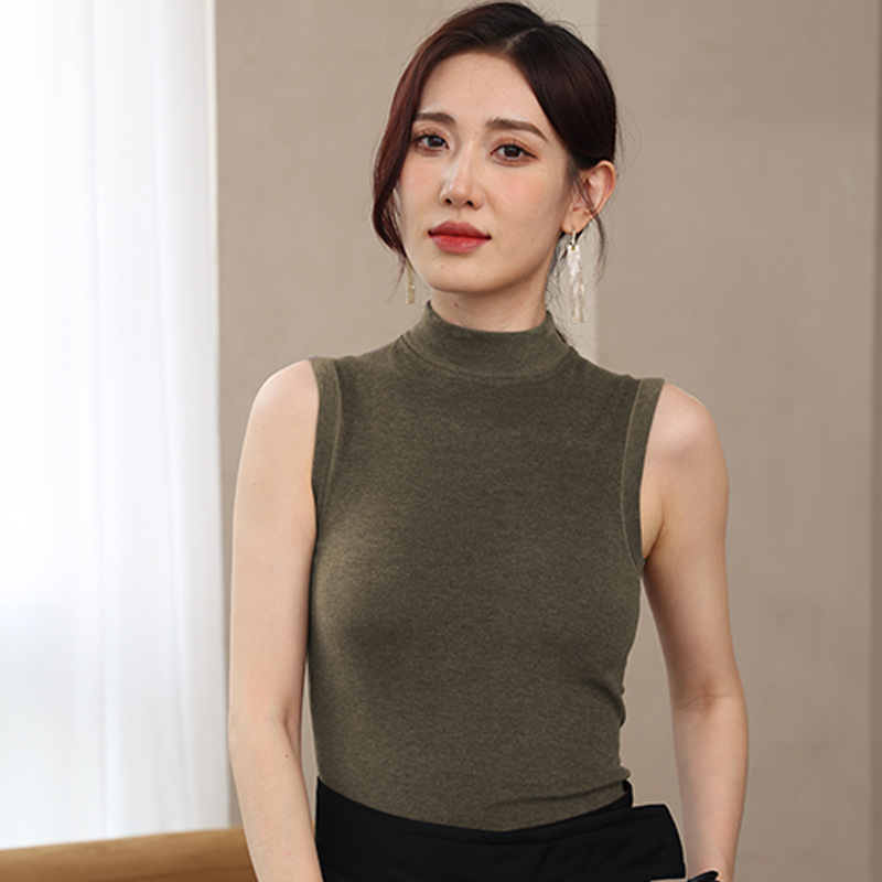 Kamisola s vysokým golierom, bez švov, jednovrstvový dizajn, materiál: regenerovaná celuloóza, značka Seko, pre jeseň a zimu, stredná hrúbka 141–160 g/m2