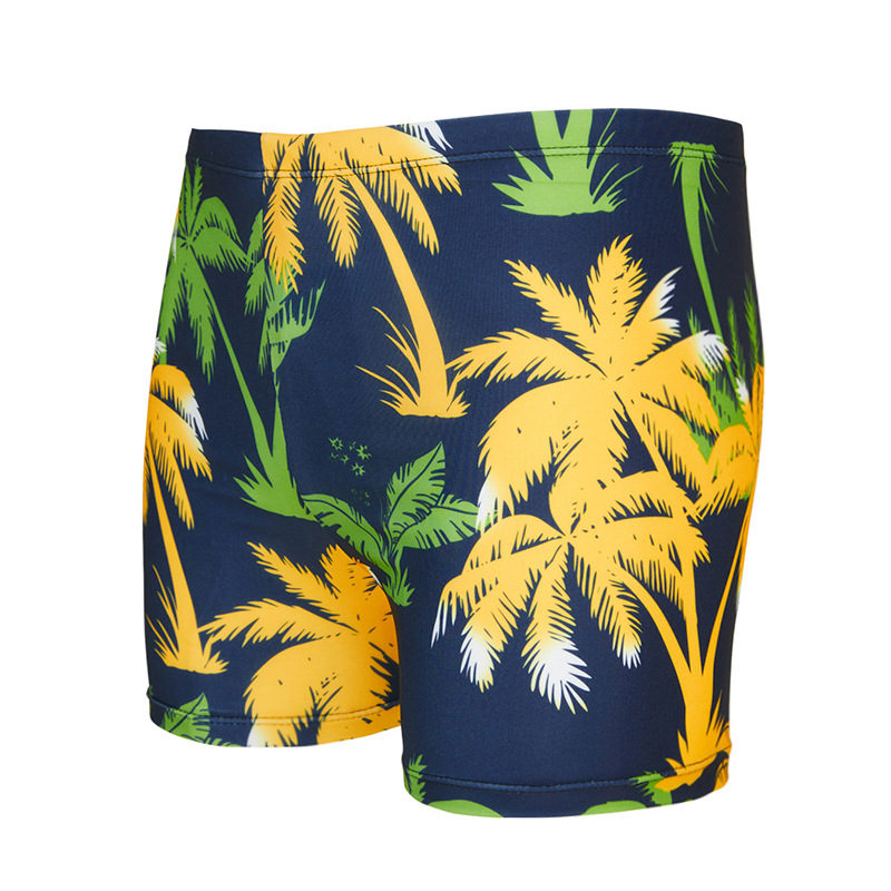 Pánske rýchloschnúce plavky s potlačou, polyester s 84% nylonom, 190 g/m², podšívka 100% polyester, na plávanie a brodenie