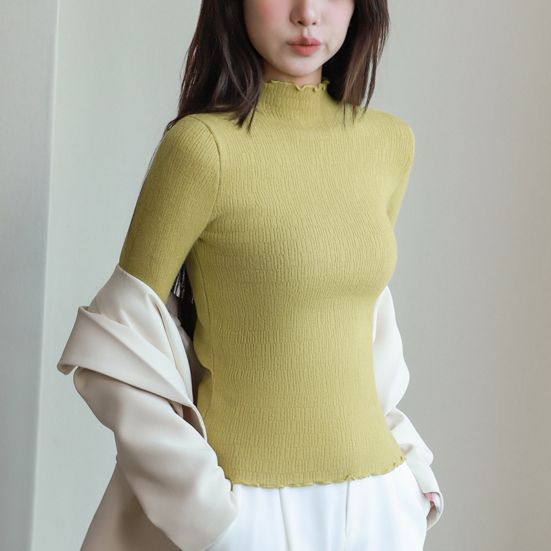 Naistele mõeldud poolkõrge kaelusega kampsun, pikad varrukad, paks fleece vooder, viskooskiud