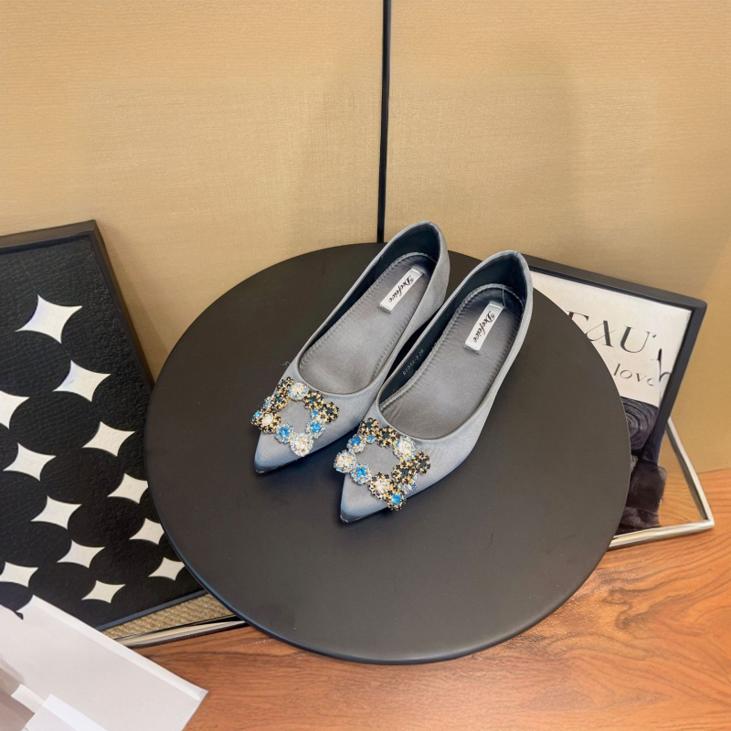 Dámske saténové topánky s ostrým nosom, 3–6 cm podpätok, gumová podrážka, Ultrafilm vložka