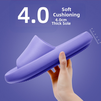 Unisex papuče zvyšujúce výšku s EVA hrubou podrážkou, dizajn s pásom medzi prstami, letné svadobné obutie