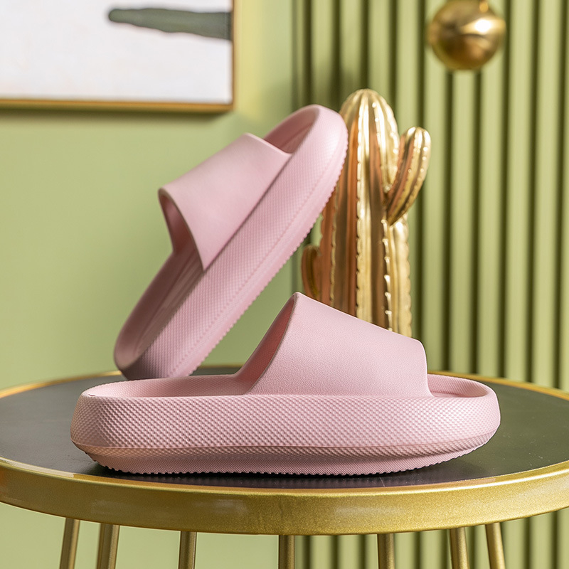 Unisex papuče zvyšujúce výšku s EVA hrubou podrážkou, dizajn s pásom medzi prstami, letné svadobné obutie