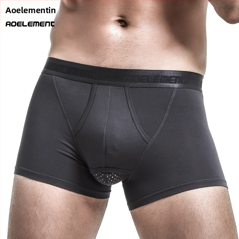 Pánske boxerky, priedušné tkanivo z regenerovanej celulózy, stredný pás