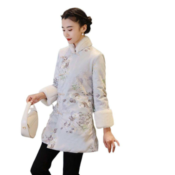 Etno štýlové dlhé rukávy šaty s výplňou z bavlny, Chenille látka, 90–95% Spandex, pohodlný každodenný štýl, jesenná-zimná sezóna