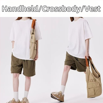 Vonkajšia ultraľahká vesta taška, unisex, cez rameno, športová taška z polyesteru