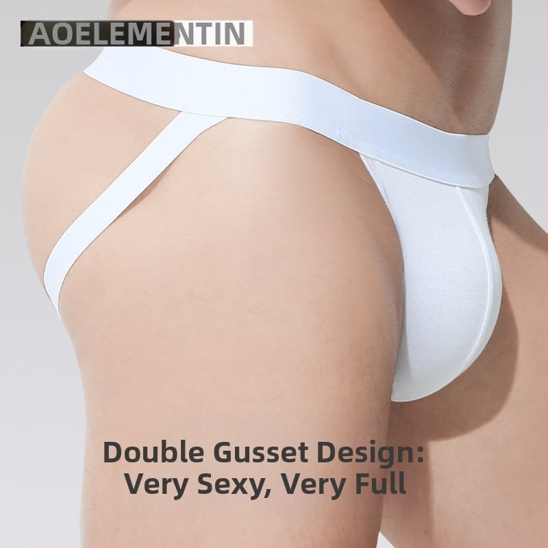 Pánske tangá nohavičky z recyklovanej vlákniny, športový úplet, nízky pás, podšívka viskóza 95–100%