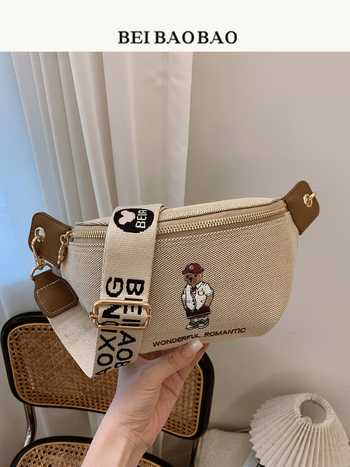 North Bag vertikálna crossbody taška — mestský minimalizmus, plátno, zips, polyesterová podšívka, jeseň 2024