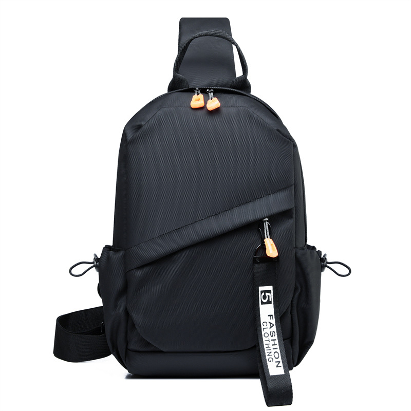 OMASKA Мъжка Chest Bag – уличен стил, Oxford плат, ултра-лек, едноцветна, полиестерна подплата