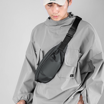 Férfi mellkas táska – Street Trend, Nylon, Légáteresztő, Dingxin Family, Poliészter bélés