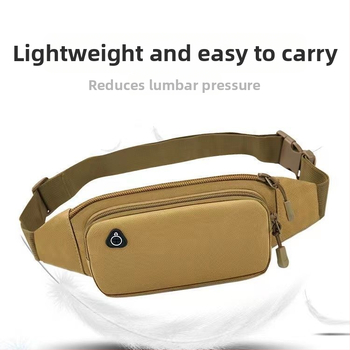 Športová pásová taška z plátna, unisex, jar 2024, na vonkajšie športy