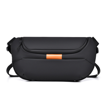 Pánska hrudná taška – obchodný cestovný štýl, syntetická koža, priedušná, vodotesná, Feisha