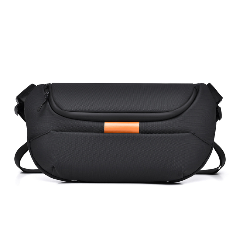 Pánska hrudná taška – obchodný cestovný štýl, syntetická koža, priedušná, vodotesná, Feisha