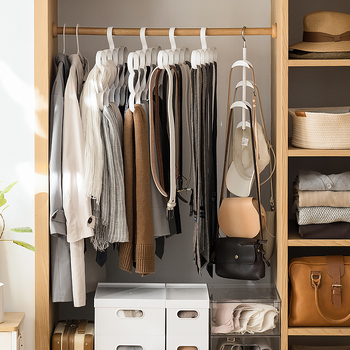 Otočná vešiak na tašky do šatníka – viacradový háčik, nosnosť 0–1 kg, materiál AS+Electroplating