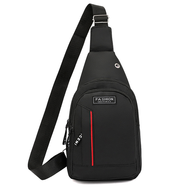 Pánska chest bag – Nylon, crossbody, vodoodpudivá, odolná voči opotrebeniu, na vonkajšie športy