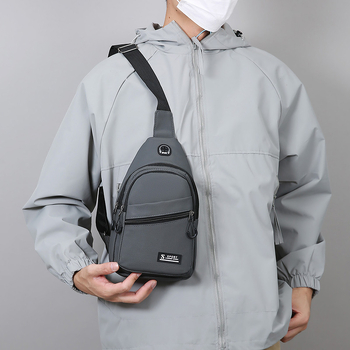 Pánska ramenná taška na cestovanie - nepremokavá, odolná voči opotrebeniu, rozširovateľná, 30×17×6 cm, pre 8-palcový notebook