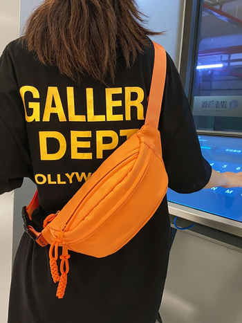 Krūtinės maišas, japonų stiliaus, nailonas, 2023 m. vasara, užtrauktukas su telefono kišene