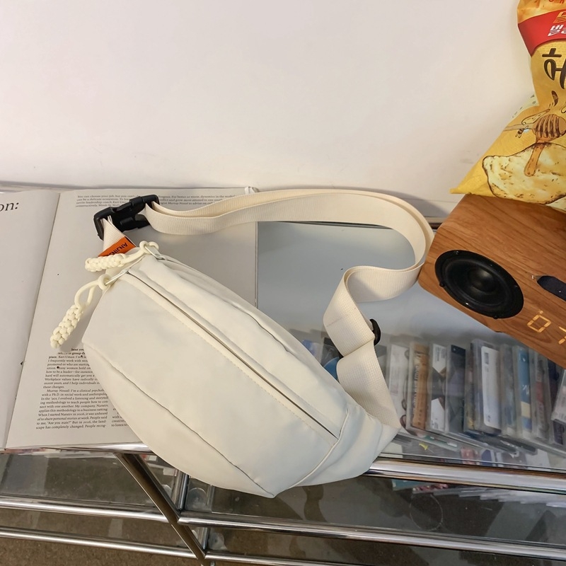 Krūtinės maišas, japonų stiliaus, nailonas, 2023 m. vasara, užtrauktukas su telefono kišene